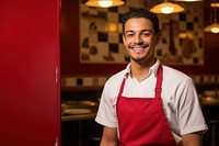 Pizza restaurant owner waiter adult smile. AI generated Image by rawpixel.