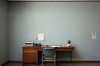 Office room architecture furniture table. AI generated Image by rawpixel.