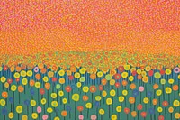 Flower background backgrounds painting plant. AI generated Image by rawpixel.