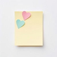 Portrait sticky note symbol heart paper. AI generated Image by rawpixel.
