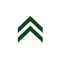 Arrow logo symbol shape. AI generated Image by rawpixel.