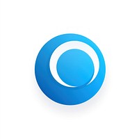 Circle logo blue trademark. AI generated Image by rawpixel.