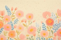 Flower background pattern backgrounds painting. AI generated Image by rawpixel.