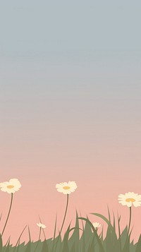 Aesthetic flowers backgrounds outdoors nature. AI generated Image by rawpixel.