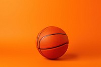 A basketball sports orange background simplicity. AI generated Image by rawpixel.