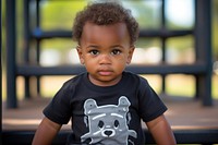 Little black kid portrait child photo. AI generated Image by rawpixel.