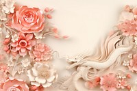 Chinese new year pattern flower petal. AI generated Image by rawpixel.