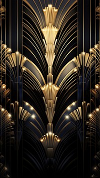 Wallpaper lighting pattern gold. AI generated Image by rawpixel.