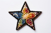 Star jewelry glitter brooch. AI generated Image by rawpixel.