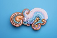 Cloud jewelry blue bead. AI generated Image by rawpixel.