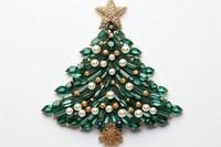 Christmas tree jewelry brooch shape. AI generated Image by rawpixel.