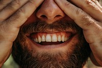 Man smiling adult teeth happy. AI generated Image by rawpixel.