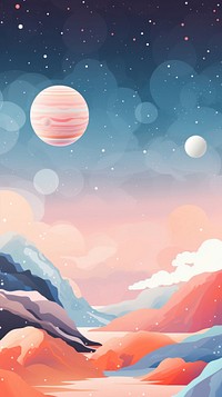 Galaxy in space backgrounds astronomy outdoors. AI generated Image by rawpixel.
