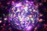 Disco ball backgrounds astronomy universe. AI generated Image by rawpixel.