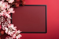 Cosmetic flower frame plant. AI generated Image by rawpixel.