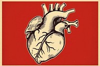 Heart anatomy creativity medical cartoon. AI generated Image by rawpixel.