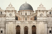 Architecture building spirituality cathedral. AI generated Image by rawpixel.