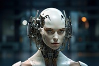 Cyborg robot technology futuristic. AI generated Image by rawpixel.