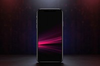 3d mobile phone screen light black. AI generated Image by rawpixel.