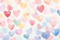 Rainbow love hearts background backgrounds creativity abstract. AI generated Image by rawpixel.