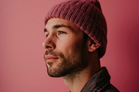 Man wearing a beanie hat adult contemplation individuality. AI generated Image by rawpixel.