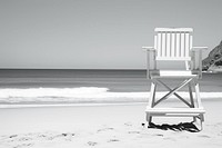 Beach beach furniture outdoors. AI generated Image by rawpixel.