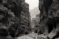 Canyon mountain outdoors nature. AI generated Image by rawpixel.