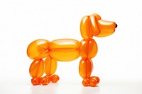 Balloon balloon dog white background. AI generated Image by rawpixel.