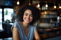 Mixed race smiling adult smile. AI generated Image by rawpixel.