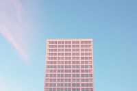 Modern architecture skyscraper building outdoors. AI generated Image by rawpixel.