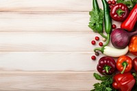 Organic food wood backgrounds copy space. AI generated Image by rawpixel.