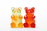 Candy bear confectionery mammal white background. AI generated Image by rawpixel.
