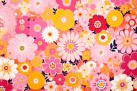 Pretty flower pattern yellow nature. AI generated Image by rawpixel.