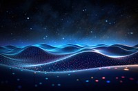 Colorful wave sky futuristic landscape. AI generated Image by rawpixel.