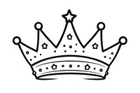 Crown white background accessories monochrome. AI generated Image by rawpixel.