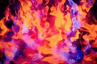 Fire backgrounds bonfire purple. AI generated Image by rawpixel.