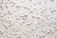 Floral white backgrounds pattern. AI generated Image by rawpixel.