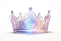 Royal crown jewelry tiara white background. AI generated Image by rawpixel.