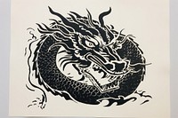 Chinese dragon representation calligraphy creativity. AI generated Image by rawpixel.