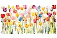 Tulips backgrounds outdoors flower. AI generated Image by rawpixel.