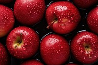 Fresh ripe apples backgrounds fruit plant. AI generated Image by rawpixel.