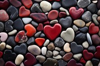 Heart backgrounds pattern pebble. AI generated Image by rawpixel.