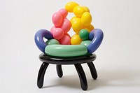 Balloon chair furniture toy. AI generated Image by rawpixel.