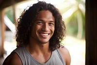 Young samoan man portrait smiling smile. AI generated Image by rawpixel.