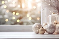 Christmas decorations christmas window light. AI generated Image by rawpixel.
