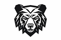 Bear face mammal white black. AI generated Image by rawpixel.