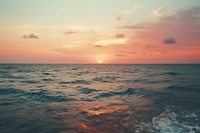 Indian ocean outdoors horizon sunset. AI generated Image by rawpixel.