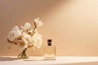 Bottle of perfume cosmetics flower plant. AI generated Image by rawpixel.