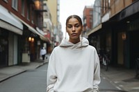 Streetwear sweatshirt portrait adult. 