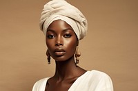 Traditional clothing portrait fashion turban. AI generated Image by rawpixel.